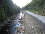 River alongside Highway 86