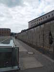 A preserved section of the Berlin Wall at the Topography of Terror