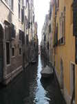 A random narrow canal in Venice