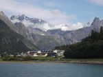 Looking at Romsdalshorn in the distance from Åndalsnes