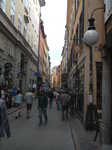 The narrow streets of Stockholm’s Old City