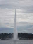 The Jet d’Eau, shooting 130m into the air in Geneva