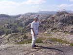 Myself standing atop the mountain