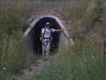 The trail goes through this viaduct under the road