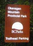 Okanagan Mountain Trailhead Parking