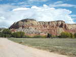 The view from Ghost Ranch’s front door
