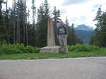 The border marker delineating the US and Canada border. Guess it’s time to head south.