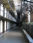 The row of jail cells at the old Wyoming State Penitentiary