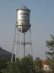 The water tower outside the Wyoming State Penitentiary