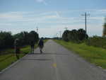 One of the many road walks along the Florida Trail