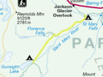 Map of this day’s hike