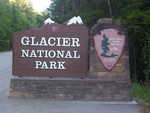 Glacier National Park welcome sign