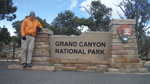 Me at the Welcome to Grand Canyon National Park sign