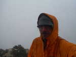 Me at a lookout with absolutely no view as clouds and bad weather rolled in