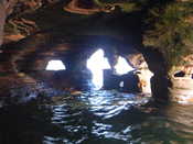 Sea caves on Sand Island