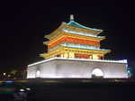 Xi’an’s Bell Tower lit up at night