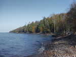 The shore of Lake Superior