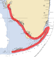Approximate route I kayaked