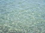 The clear water in Onetahuti Bay