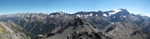 Panoramic view from atop Avalanche Peak