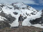 Myself atop Ball Ridge, with Mt. Cook in the background
