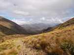 View from near the saddle between Pinnacles and Woolshed Creek Huts