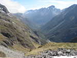 View on the climb over Moss Pass