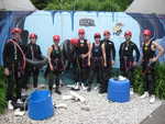 My black water rafting group before entering the cave