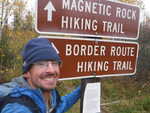 At the end of the Border Route Trail