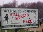 Welcome to Hopkinton. It all starts here