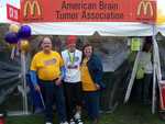 My parents with me back at the ABTA tent