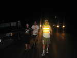 Just after finishing running in the dark