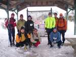 The naive runners ready to face endless snow