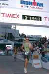 Myself crossing the finish line