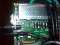 Outputting GPS coordinates to the LCD