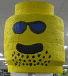 Lego minifig costume head