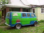 Side view of the Mystery Machine