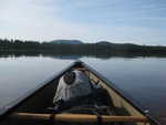 View from inside my canoe