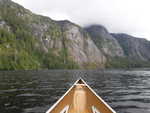 Canoeing in Punchbowl Lake