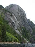 The cliffs surrounding Walker Cove