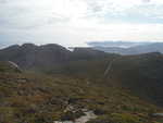 The tops of the Ironbound Range