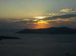 Sunset over Santorini