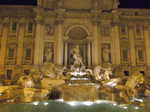 The Trevi Fountain at night