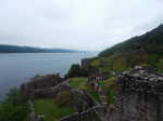 The inside of Urquhart Castle