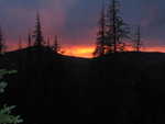 Sunset over Quiniscoe Mountain