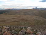 The view from Stanley Mountain, looking back at the trail