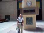 In Chicago’s Union Station, ready to head west