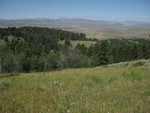 Looking back into the valley where I-15 runs