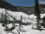 View of the Trilobite Range, at the first set of switchbacks towards the alternate going over Switchback Pass