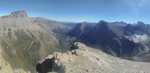 Looking into Many Glacier Valley from Swiftcurrent Mountain